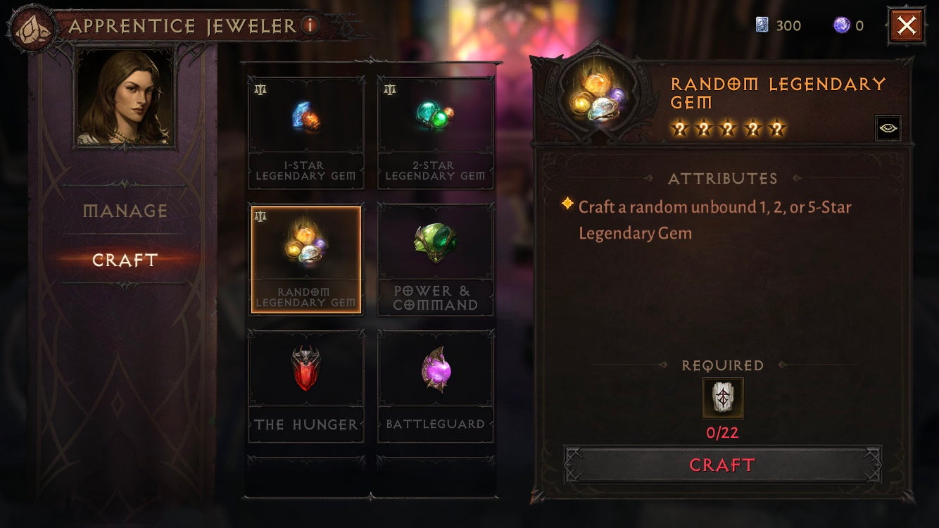 Diablo Immortal Legendary Gems list, how to get and upgrade Legendary